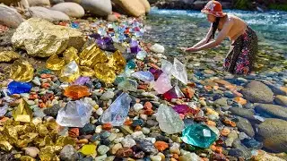 Top 10 Great natural gold prospecting, amethyst diamonds. Diamonds, Quartz crystals in the gold zone