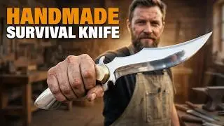 Forging the Ultimate Survival Knife  Handmade 5160 Steel !