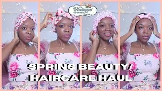 Spring Beauty/Haircare Haul The Vintage Cosmetic Company l Pretty, Pink Self-care Pieces for Spring