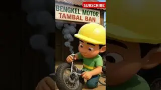 Mail jadi tukang tambal ban👩&zwj;🔧🛞 #animasulucu #funny #trafuca