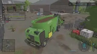 #fs22 #farmingsimulator22 Feeding round/Building Slurry Store Gatehead