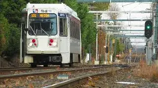 SEPTA Media and Sharon Lines near Drexel Hill Ft route 101