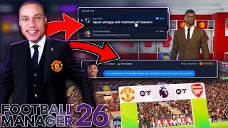 Big DRAMA before the Arsenal game!! | MAN UNITED FM26 CAREER