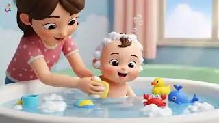 Bath Time Song for Babies | Clean & Happy Kids | Nursery Rhymes & Kids Songs 