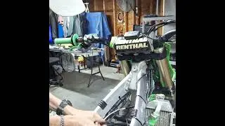 Fan motor install on 2022 kx450..trying to finish
