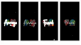 Instagram Trending Name Art Video Editing in Alight Motion Instagram trending video editing