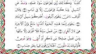 سورة غافر من المصحف المرتل المصور برواية السوسي عن أبي عمرو بصوت الشيخ عبدالرشيد صوفي