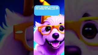 Happy Birthday Message-Wish With A Cute Dog.  🐕 ❤ #birthday #dogs #doglover