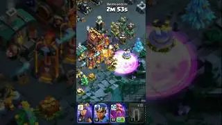 3 inferno tower 🆚 BAT SPELL 🦇🔥#youtubeshorts #coc