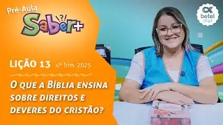 O que a Bíblia ensina sobre direitos e deveres do cristão? (Pré-aula, lição 13 - 4° Tri 2025).