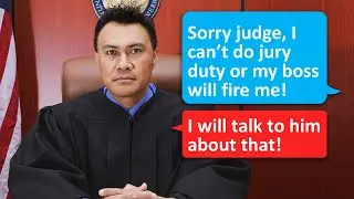 r/maliciouscompliance // Get out of jury duty OR YOU ARE FIRED! 👪 REDDIT