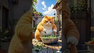 Cat Cooking #viral #ai #cat #cookingcat #2025 #ai2025 #cat #catlover #bigcat #cutecat