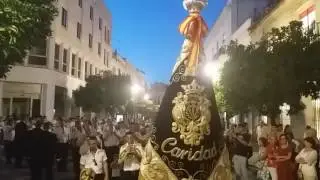 Marcha La Virgen Llora BCT Caridad. Salida procesional Santa Marta Jerez 2017
