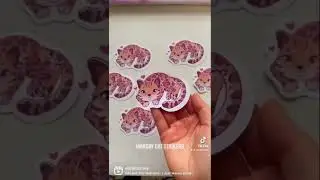 Margay Cat Stickers✨ Cute Cat, Kitty Cat, Etsy Stickers, Big Cats🐾