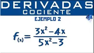 Derivada de un cociente | Ejemplo 2 | Reglas de derivaci&oacute;n