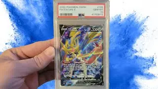 Giving away a PSA 10 Full Art Zacian Pok&eacute;mon Card for free!
