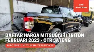 Daftar Harga Mitsubishi Triton Februari 2023 - OTR Jawa Tengah