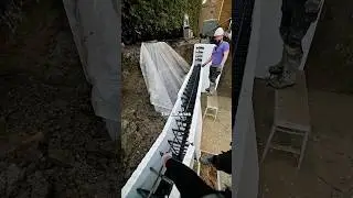 Wall Collapsed on ICF Wall. #construction #renovation #toronto #foundation #icf #concrete