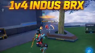 1V4 INDUS BRX | New Update Gameplay Indus BRX | Indus Battle Royale 