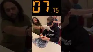 Rubik's Cube Blindfolded in 12.92 Seconds