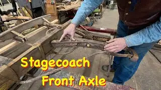 Yellowstone Stagecoach — остатки передней оси | Engels Coach Shop