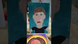 Who's was better? 🤣🤣🤣#paintchallenge #partnerpainting