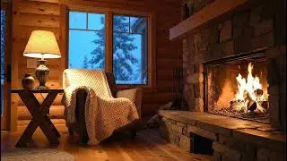 Magical Xmas Evening by the Fireplace 🎅 Calm Christmas Background Music for Winter Nights