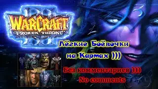 WarCraft 3 The Frozen Throne #25 Ночной Эльф  Клевер и Лёд
