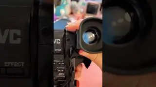 Catch me recording everywhere with this 📼 JVC VHS-C camcorder! #90s #retrowave
