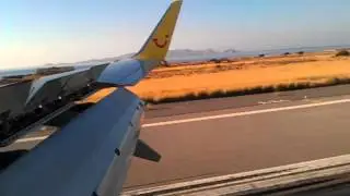 TUIfly Landung at Heraklion ( B738 ) 25. Juli 2012