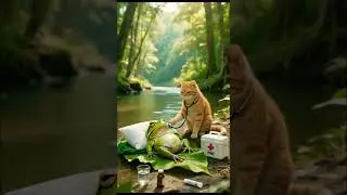 Oyen cat becomes a doctor#oyen cat#cute cat #animals
