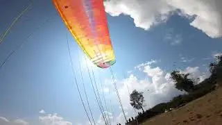 Paragliding water landing in Pokhara Nepal BGD Magic