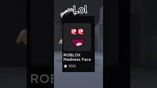 What if Roblox madness face was 100 Robux?
