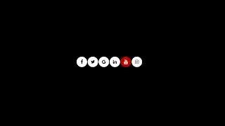 How To Create Social Media Icons With Hover And Animation Effect In HTML And CSS || HTML And CSS