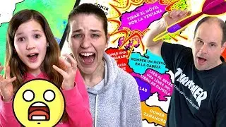 🎯LANZO DARDOS AL MAPA Y HAGO LO QUE SEA EN LO QUE CAIGA | **IPHONE POR LA VENTANA** | Yippee Family