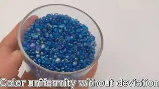 Tory Color beads, crystal glass beads for swimming pool, glass pebbles