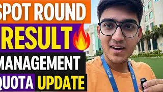 SPOT Round Result Out? 🔥 Management Quota Latest Update | IPU 2025 Admission Guide