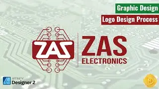 ZAS Electronics Logo Design Process - Designs by Maharshi