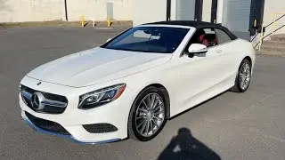 2017 Mercedes Benz S550 Cab Walk Around, Top Operation, Drive