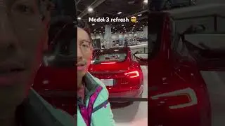 Everyone will buy a model 3 refresh #tsla #autoshow
