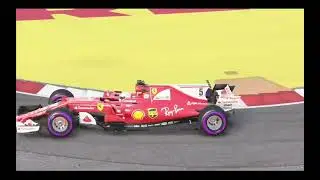 Sebastian Vettel wins the 2017 Russian Grand Prix (UK DUB)