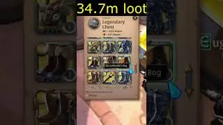 What a fat Golden chest | 34.7m Insane loot in this legendary chest | Albion Online