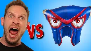 Massive Monster Mayhem Macho Cheese Inflatable Bash Armor Unboxing