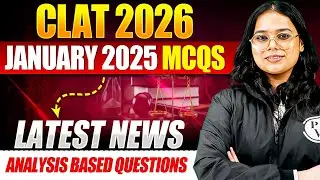 CLAT 2026 Current Affairs MCQs | January 2025 News Analysis & Practice Questions