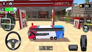 City Coach Bus Simulator 3D | Mobile games | Android gameplay | Kids games