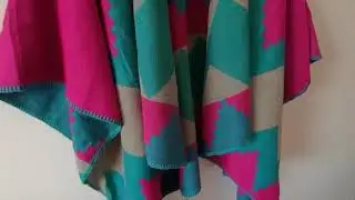 Poncho abierto - Ruana, Manton, Manta - Abrigo Mujer