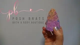 POSH BRATS Unicorns are Blingtastic bath Fizzy demo and review