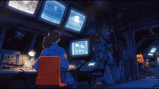 Late Shift in the Control Room 🛰️🌙 | Calm Space Lo-Fi for Focus