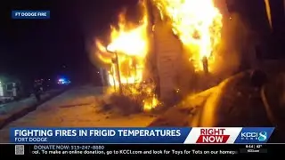 Fort Dodge firefighters tackle five fires in two weeks amid cold challenges