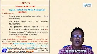 Japan: Defeat and the Allied Occupation